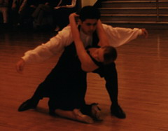 Bailarines de tango